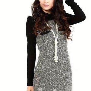 Creative Korean Style Faux Pearl Multilayer Knot Sweater Chain Long Necklace Jew